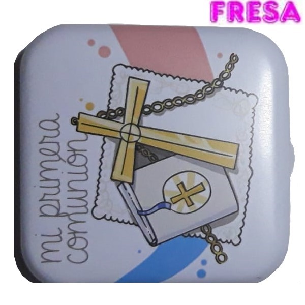 lata primera comunion caramelos de fresa