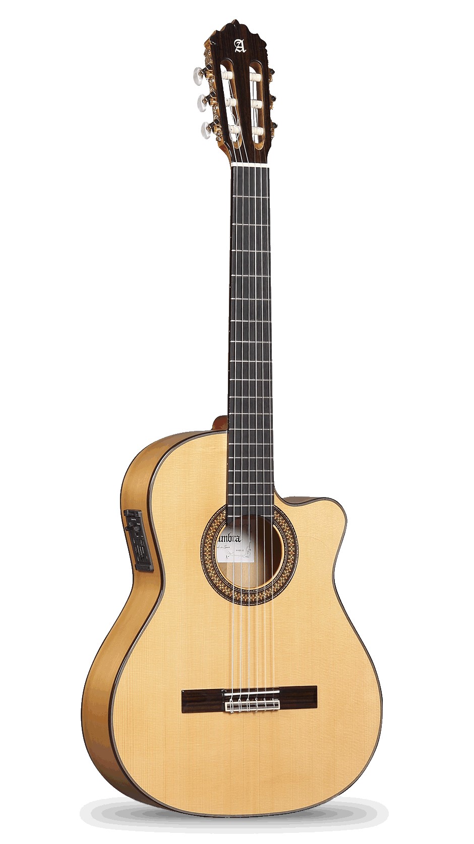 Comprar Guitarra Flamenca Electrificada Alhambra al mejor precio Prieto