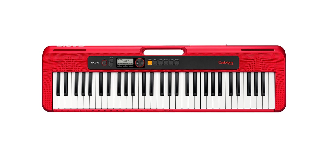teclado casiotone ct-s200rd rojo