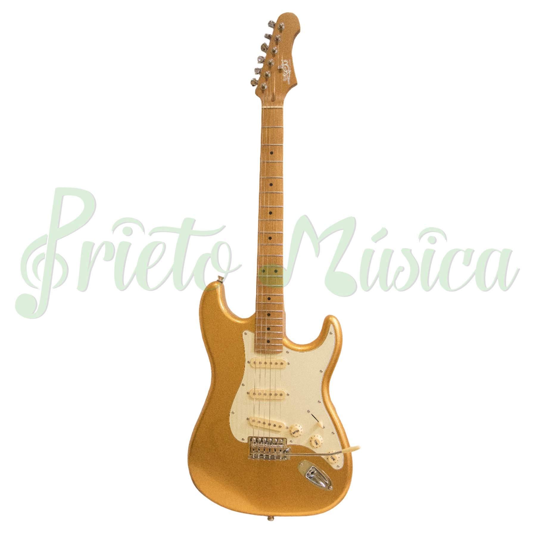 Compra guitarra Strat Jet JS300 dorada al mejor precio en jerez prieto musica